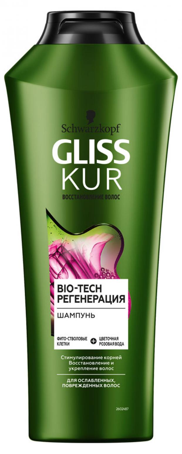 

Шампунь для волос Gliss Kur Bio-Tech Регенерация, 400 мл