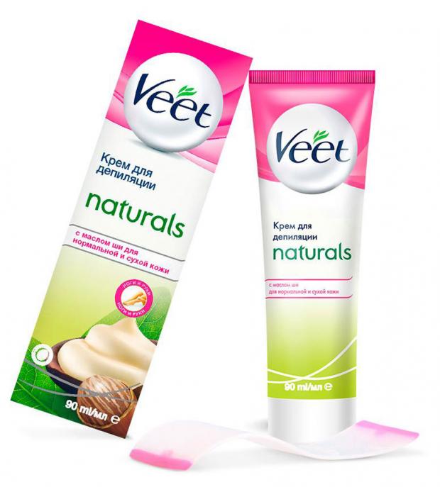 

Крем для депиляции Veet Naturals с маслом Ши, 90 мл