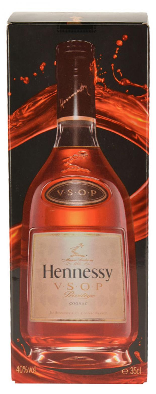 фото Коньяк hennessy v.s.o.p в подарочной упаковке франция, 0,35 л