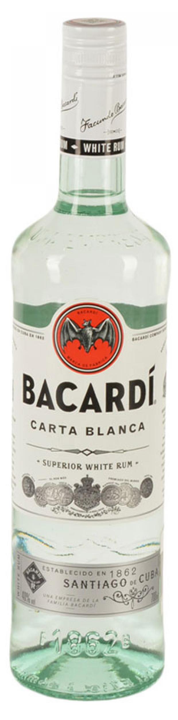 фото Ром bacardi carta blanca италия, 0,7 л