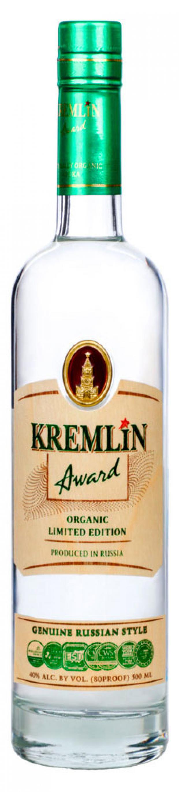 фото Водка kremlin award organic limited edition россия, 0,5 л