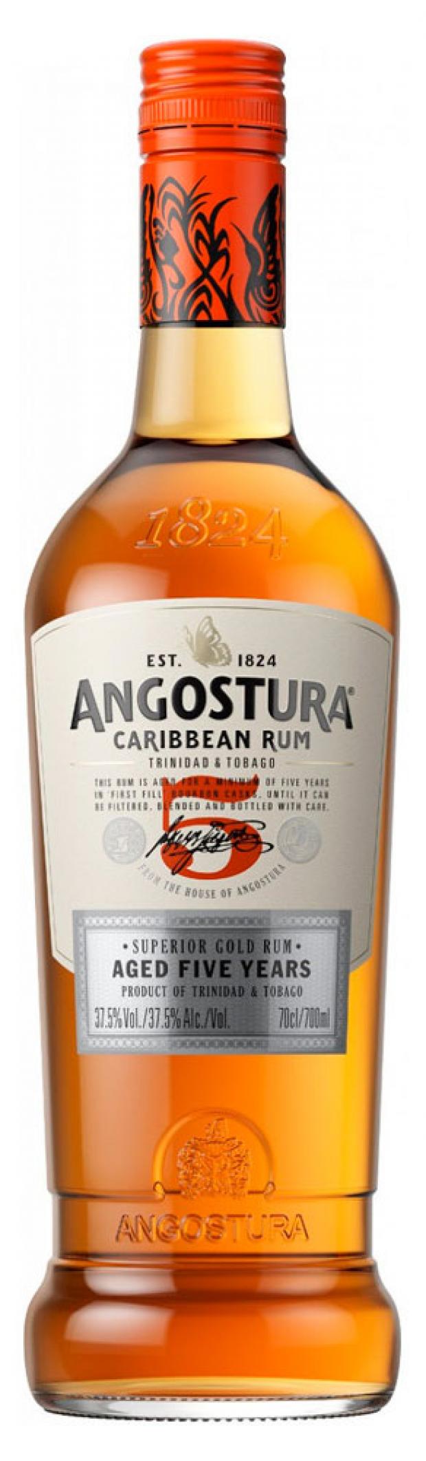 фото Ром angostura 5 лет тринидад и тобаго, 0,7 л