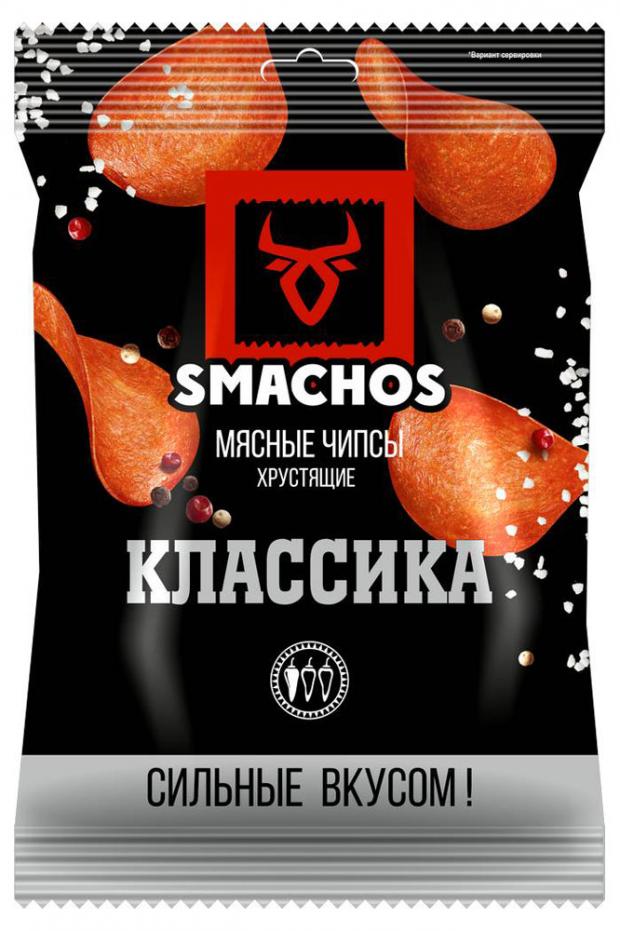 фото Мясные чипсы smachos классические, 25 г