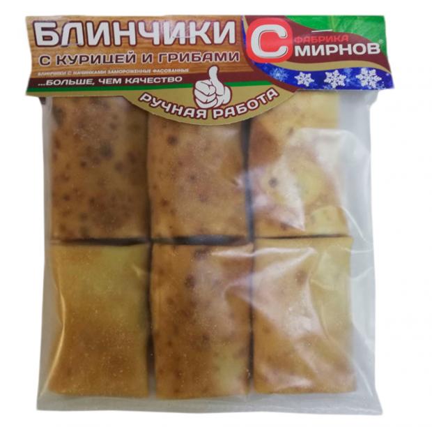 

Блинчики «Фабрика Смирнов» с курицей и грибами, 400 г.