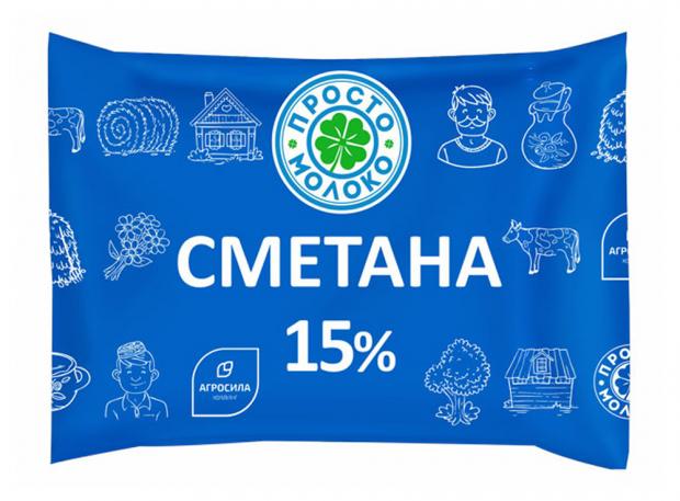 

Сметана «Просто Молоко» 15%, 220 г