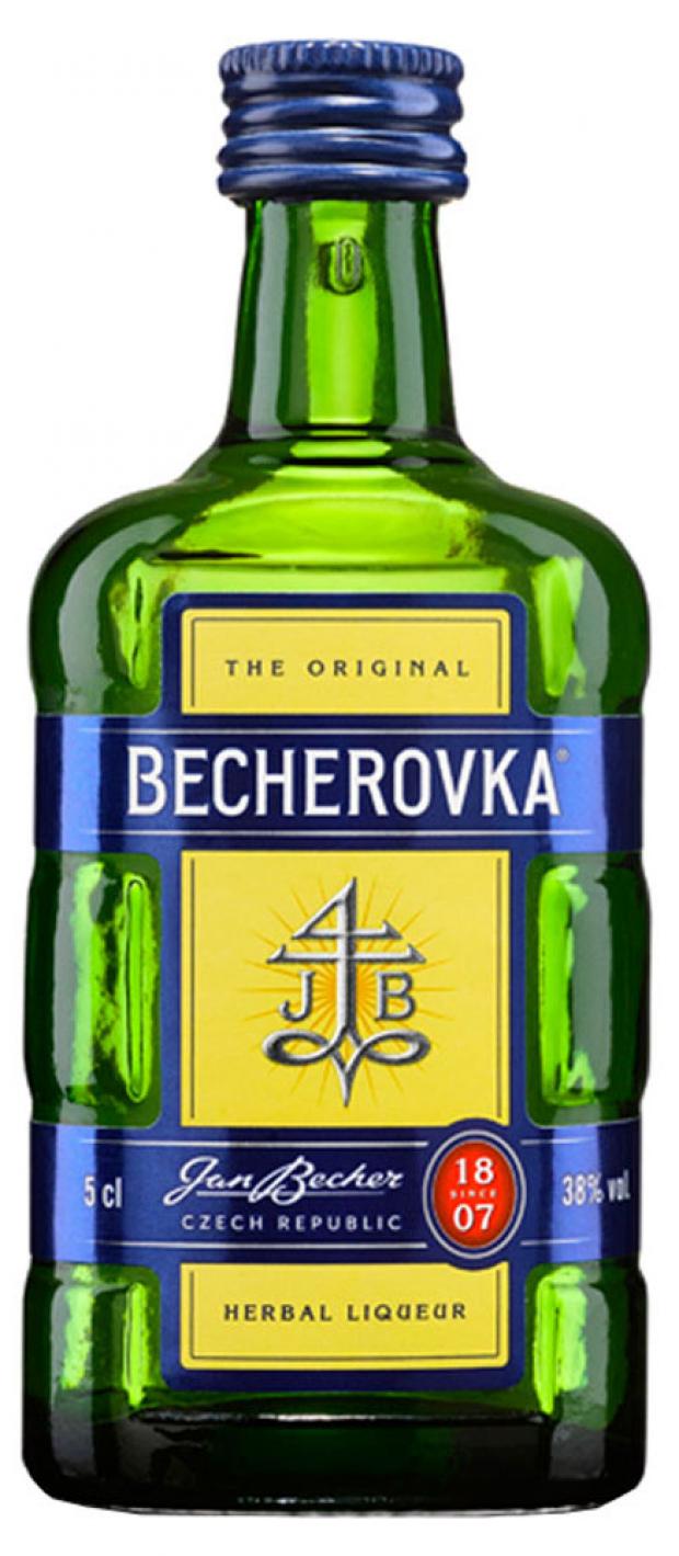 фото Ликёр becherovka чехия, 0,05 л