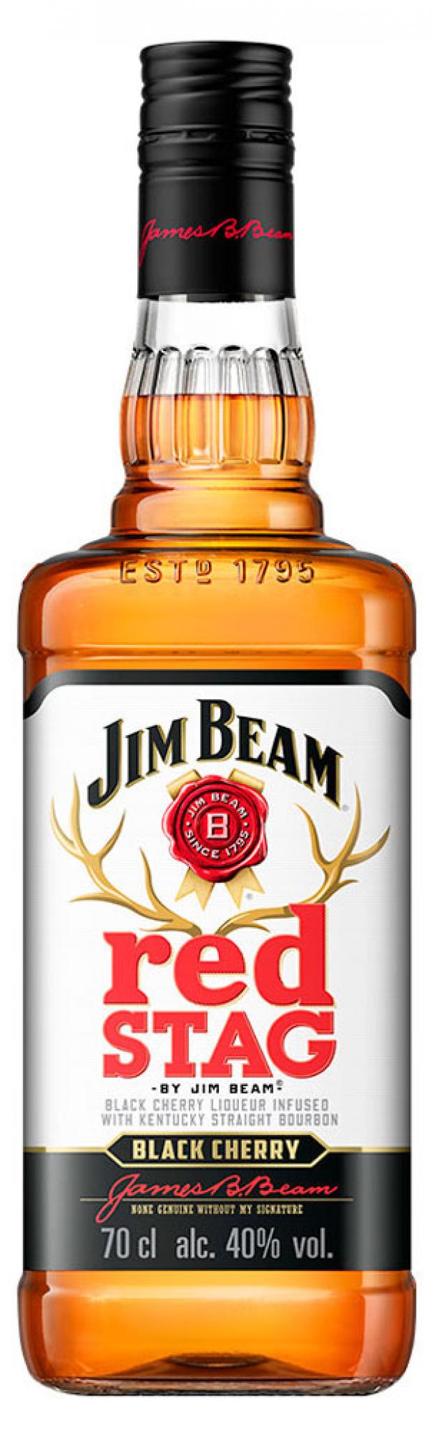 фото Виски jim beam red stag black cherry испания, 0,7 л