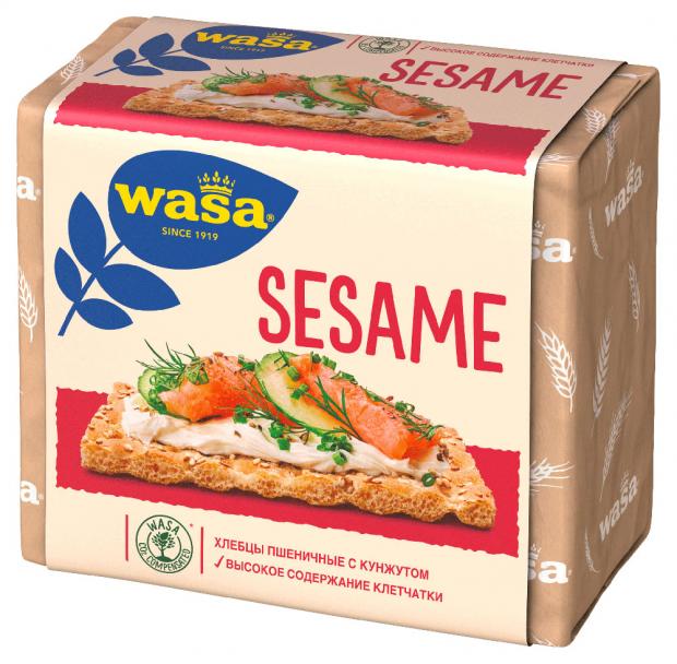 фото Хлебцы wasa пшеничные sesame с кунжутом, 200 г