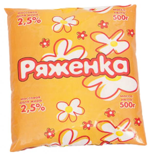 

Ряженка «Милково» 2,5%, 500 г