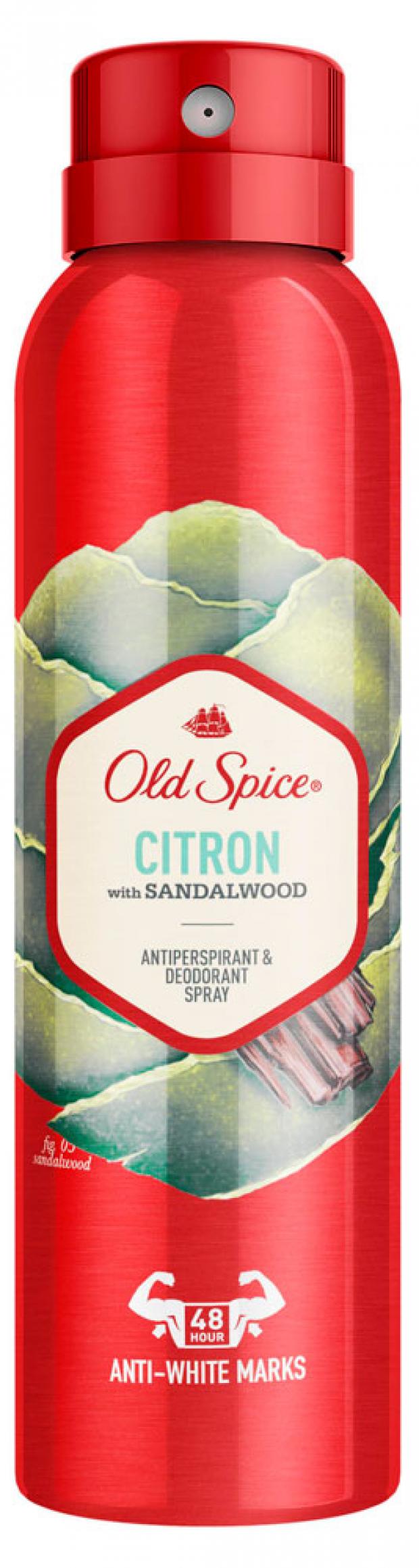 фото Антиперспирант спрей old spice citron, 150 мл