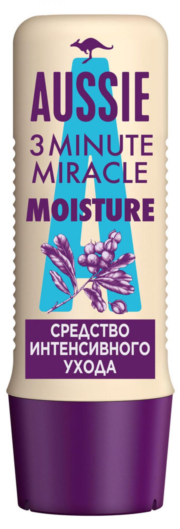 Маска для волос Aussie 3 Minute Miracle Moisture, 250 мл