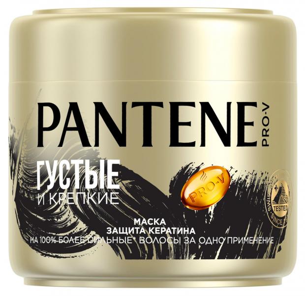 Маска для волос Pantene густые и крепкие, 300 мл