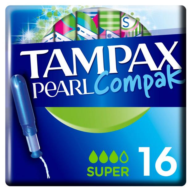 фото Тампоны гигиенические tampax super duo с аппликатором, 16 шт