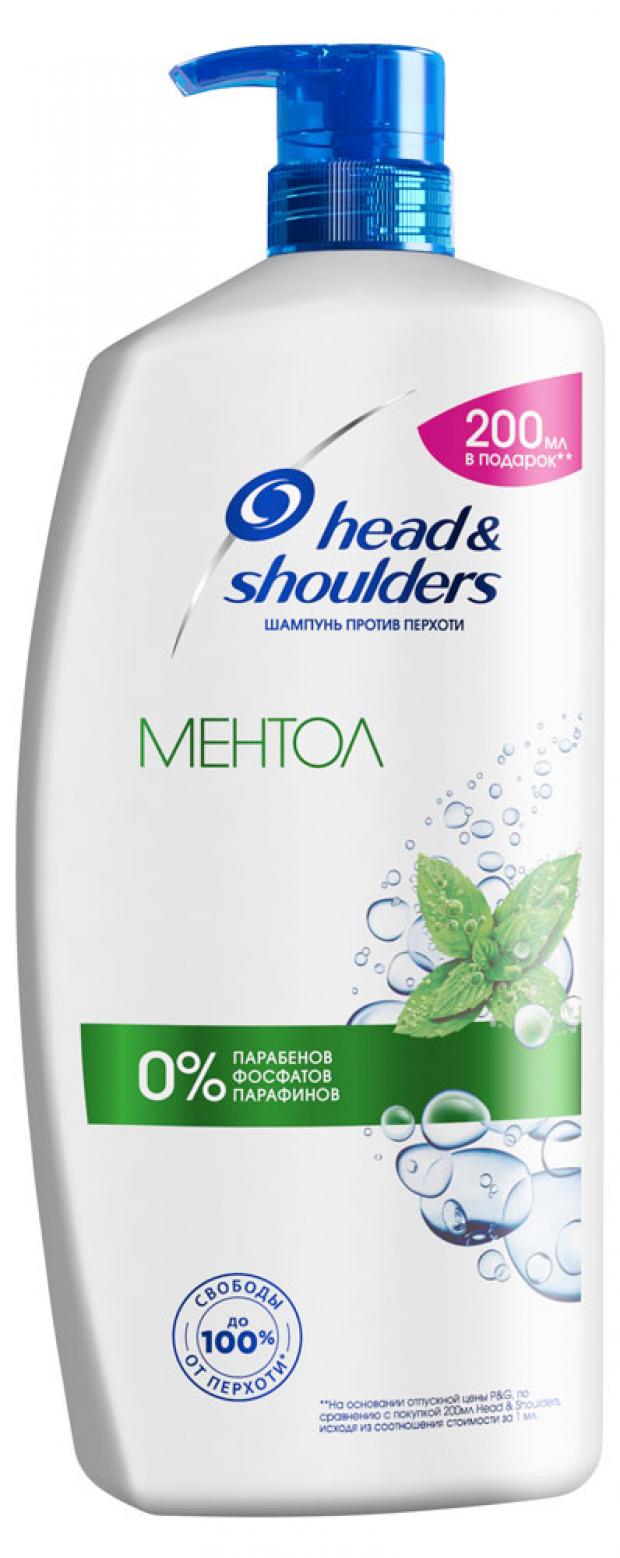 фото Шампунь для волос head&shoulders ментол освежающий, 900 мл