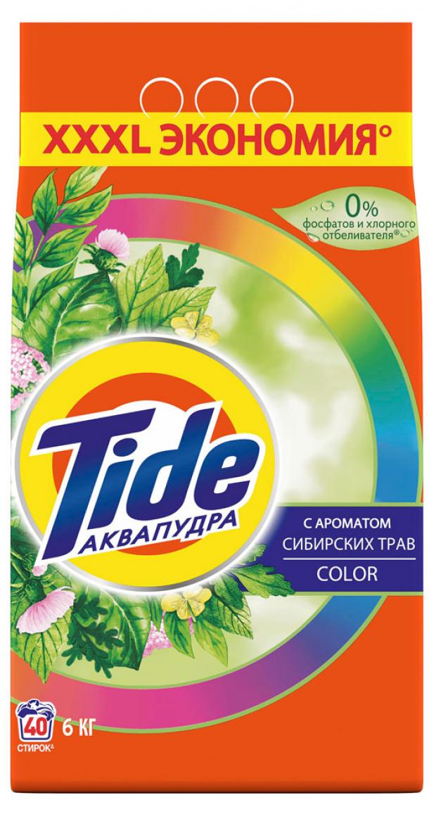 фото Стиральный порошок tide color сибирские травы 40 стирок, 6 кг