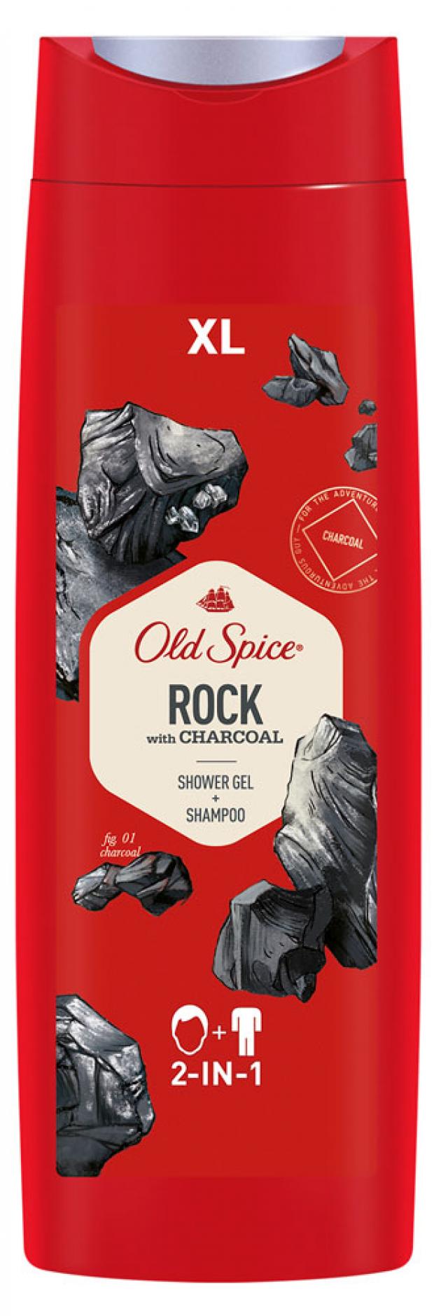 фото Шампунь-гель для душа old spice rock 2в1, 400 мл