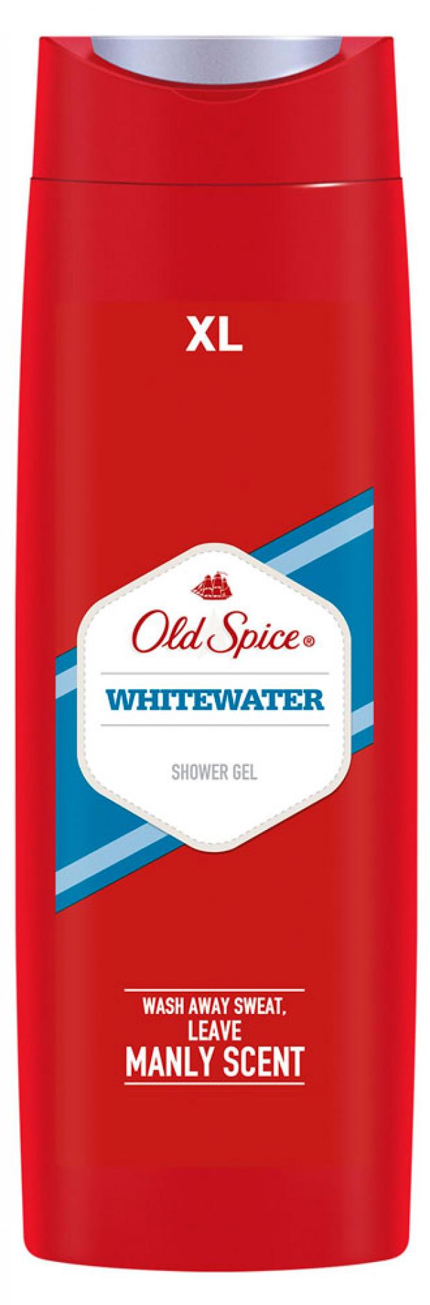 фото Гель-шампунь для душа old spice white water классический аромат2в1, 400 мл