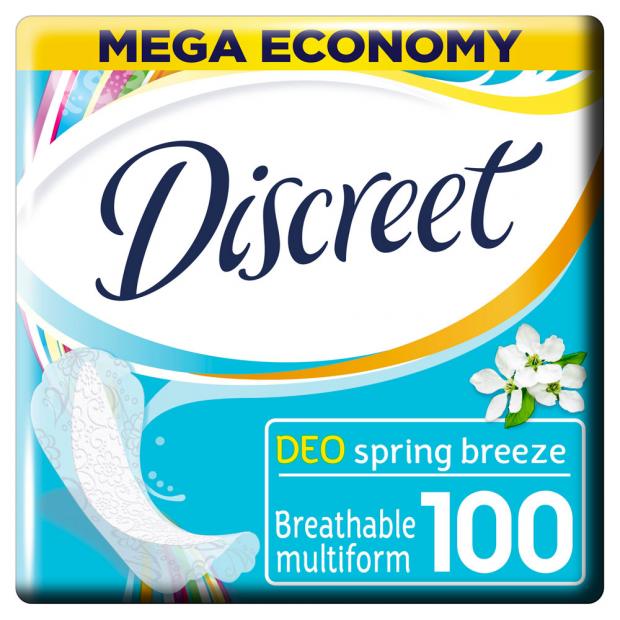 

Прокладки ежедневные Discreet Deo Spring Breeze Multiform, 100 шт