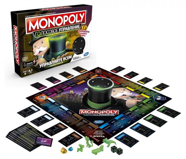 фото Игра настольная monopoly e4816 монополия голосовое управление