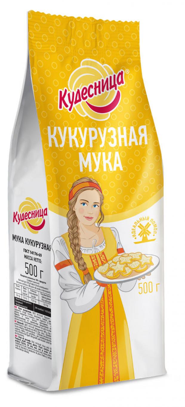 фото Мука кукурузная «кудесница», 500 г