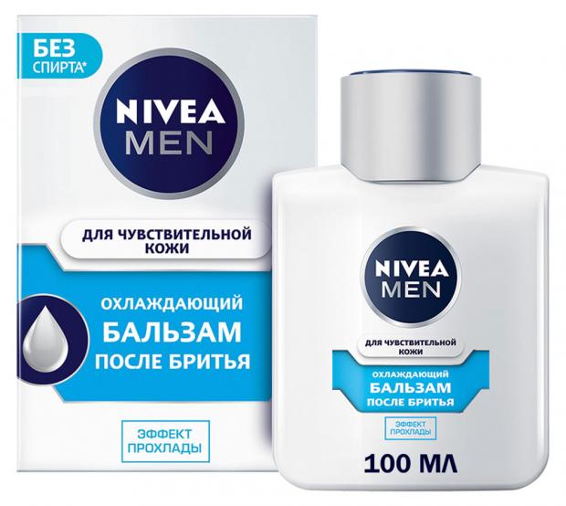 Бальзам после бритья Nivea Men охлаждающий для чувствительной кожи, 100 мл