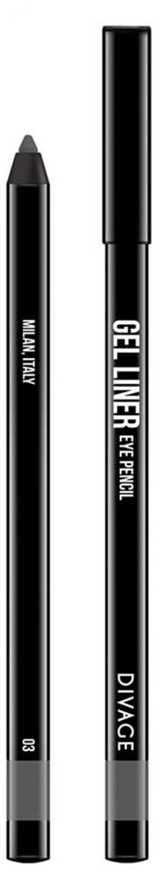 фото Карандаш для глаз divage gel eye liner гелевый тон № 03, 1 шт