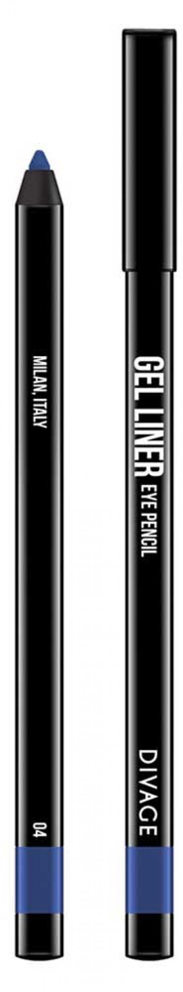 фото Карандаш для глаз divage gel eye liner гелевый тон № 04, 1 шт