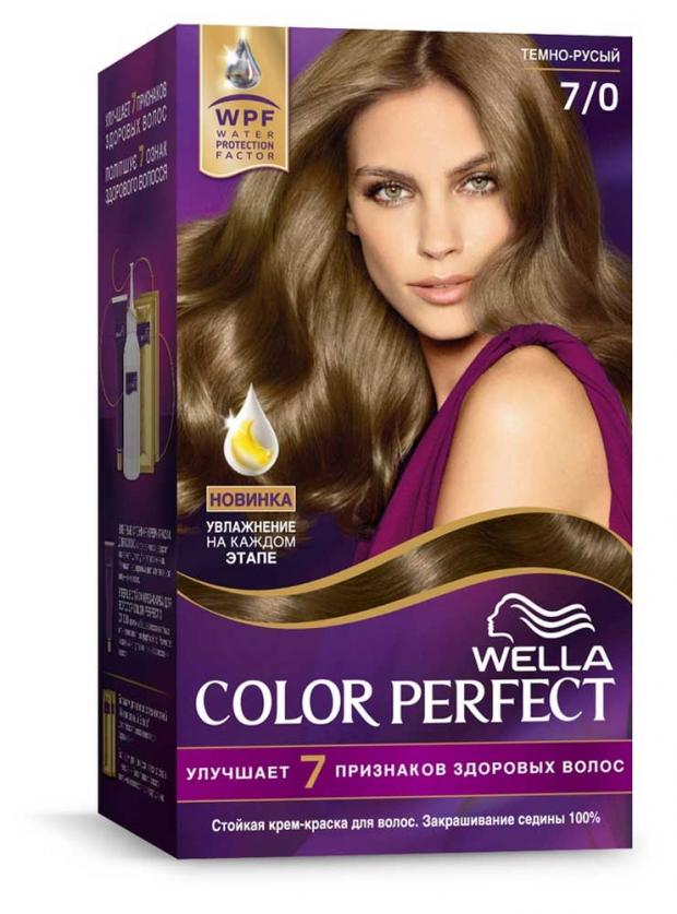 

Крем-краска для волос Wella Color Perfect темно-русый тон 7/0