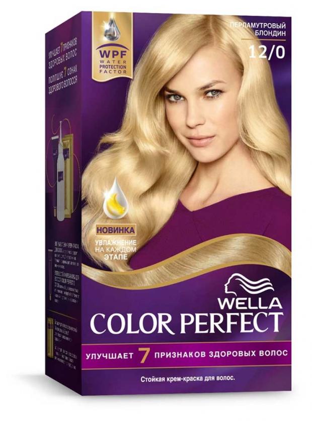 

Крем-краска для волос Wella Color Perfect перламутр блонд тон 12/0