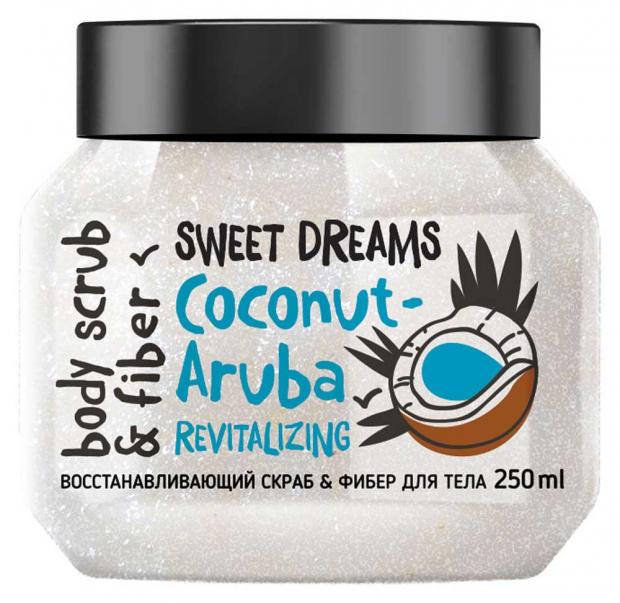 фото Скраб-фибер для тела monolove bio coconut-aruba восстанавливающий, 250 мл