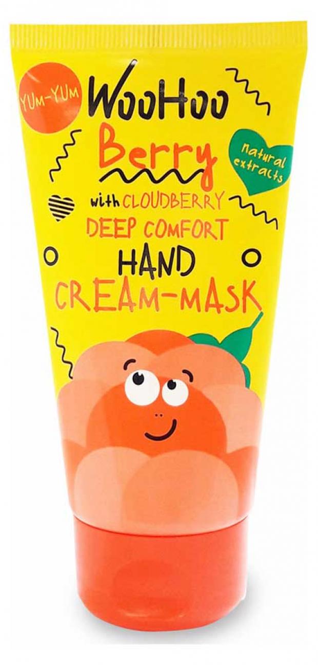 Крем-маска для рук WooHoo Berry Deep-comfort hand cream-mask Глубокое питание 75 мл 98₽