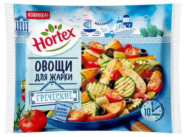 фото Овощи для жарки hortex греческие с приправой, 400 г