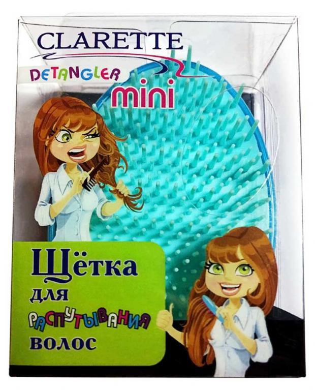 

Щетка для волос Clarette detangler мини для распутывания, 1 шт