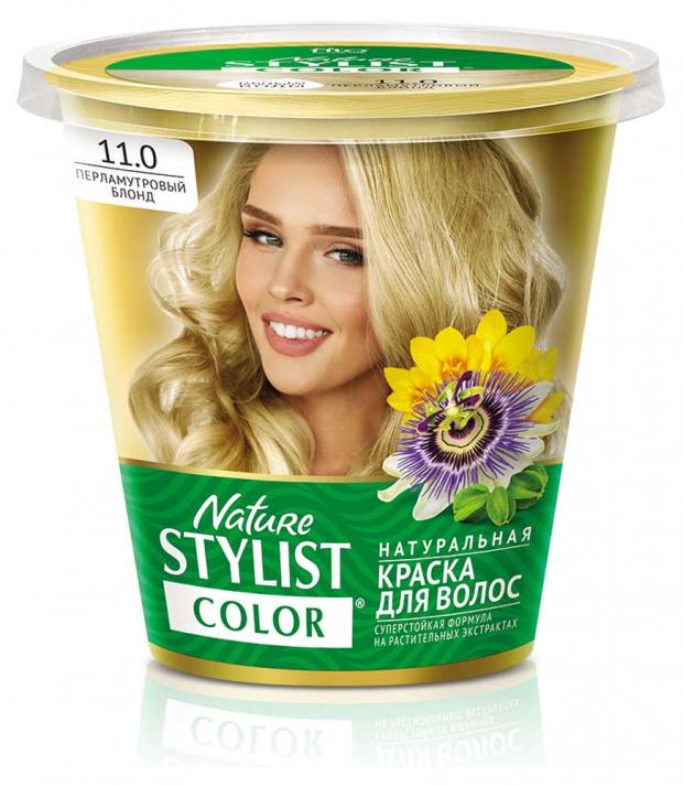 

Краска для волос «Фитокосметик» Nature Stylist Color тон перламутровый блонд 11.0, 10 г