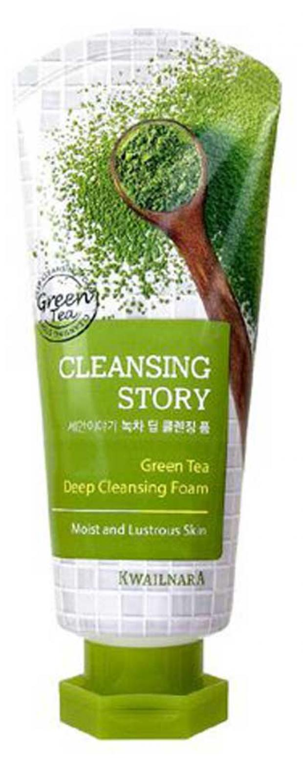 фото Пенка для лица welcos green tea, 120 г