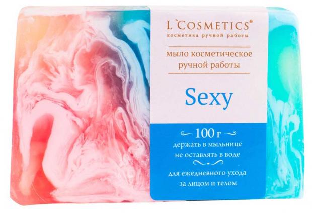 фото Мыло косметическое l'cosmetics sexy 212 парфюм ручная работа, 100 г