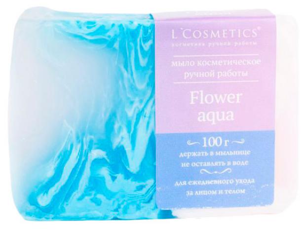 фото Мыло l'cosmetics flower aqua ручной работы, 100 г