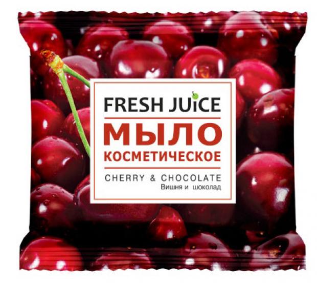 фото Мыло косметическое fresh juice cherry & chocolate, 75 г