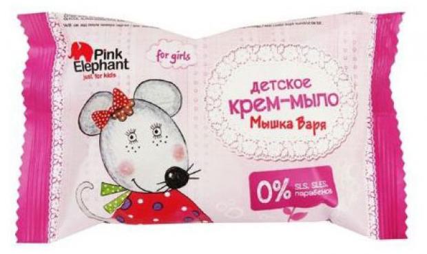 фото Крем-мыло детское pink elephant мышка варя, 90 г