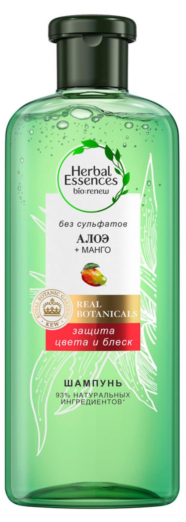 фото Шампунь для волос herbal essences с питательным алоэ и манго, 420 мл