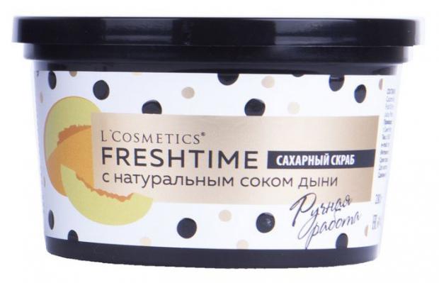 фото Скраб для тела l'cosmetics fresh time с натуральным соком дыни, 280 г