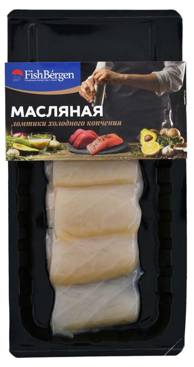 

Масляная рыба холодного копчения FishBergen ломтики, 100 г