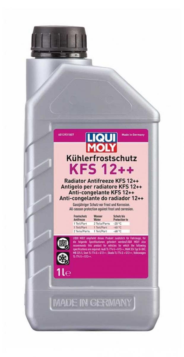 фото Антифриз liqui moly g12++ концентрат красный, 1 л