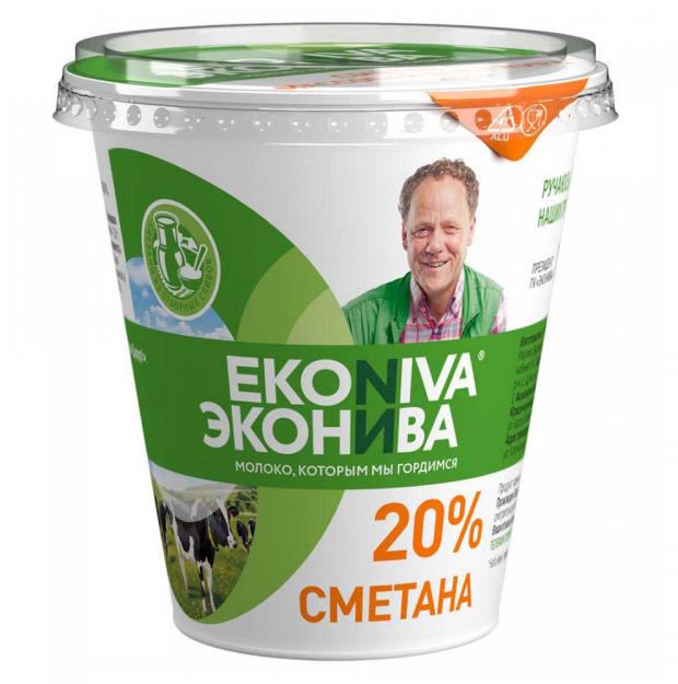 фото Сметана «эконива» 20%, 300 г