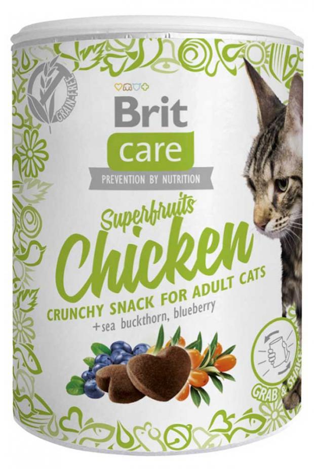 фото Лакомство для кошек brit care chicken с курицей, 100 г