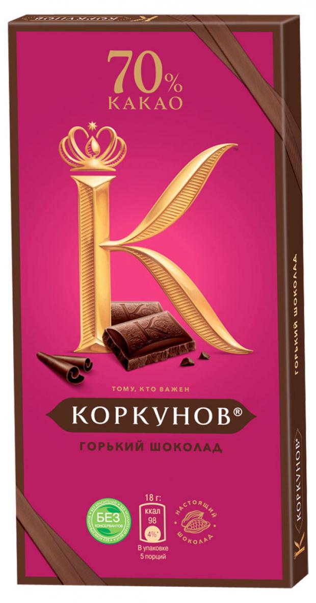 фото Шоколад горький «а.коркунов» 70%, 90 г