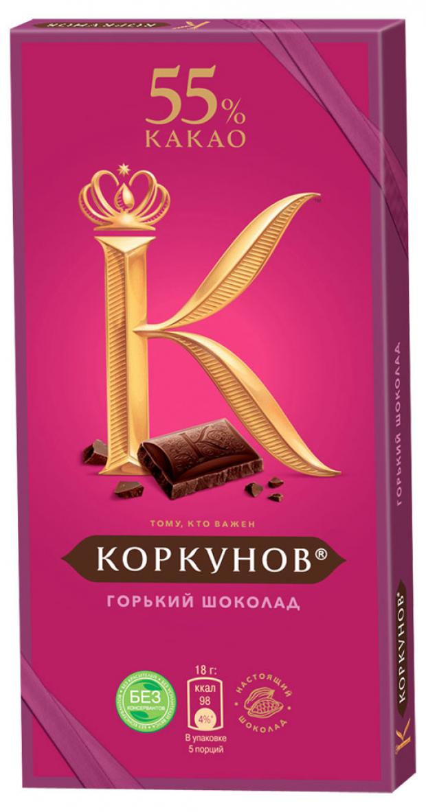 фото Шоколад горький «а.коркунов» 55%, 90 г