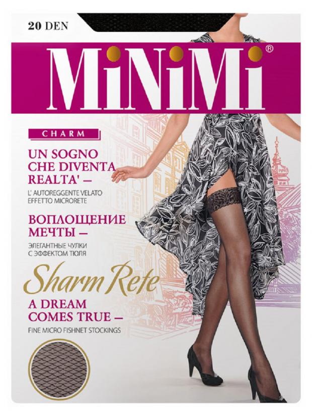 

Чулки Minimi Sharm Rete 20 nero, размер 2