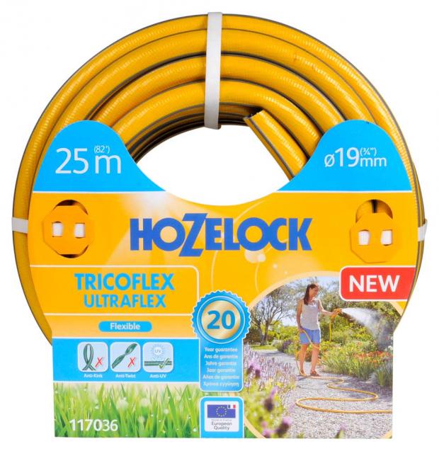 фото Шланг садовый hozelock tricoflex ultraflex ø19 мм, 25 м