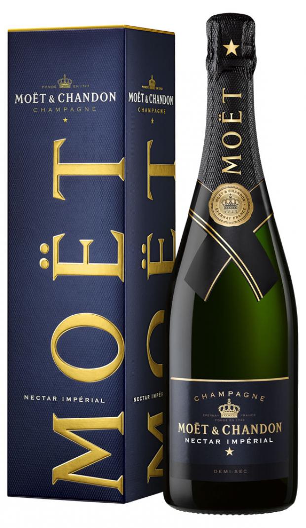 фото Шампанское moet &amp; chandon nectar imperial полусухое франция, 0,75 л